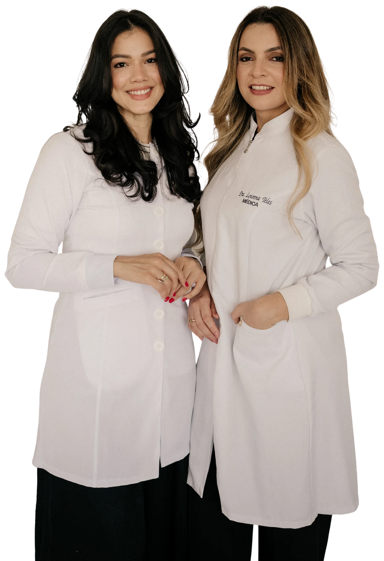 Dra. Fabiana Vaz e Dra. Lourena Teles, médicas revalidadas pelo INEP